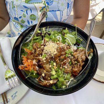 Le Colonial Lake Forest - Bun Thit Nuong - pork noodle bowl - Vietnamese Near Me - Lake Forest, Illinois Le Colonial Lake Forest - Bun Thit Nuong - pork noodle bowl - Vietnamese Near Me - Lake Forest, Illinois