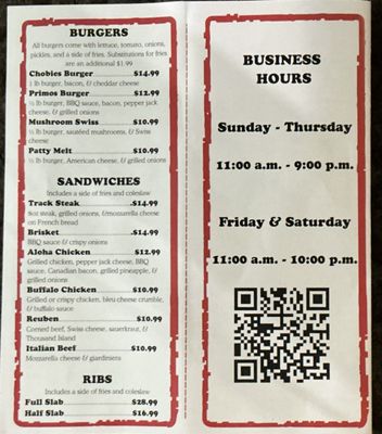 Menu photo 2 Primos Pizza Shop Lake Villa, IL Menu photo 2 Primos Pizza Shop Lake Villa, IL
