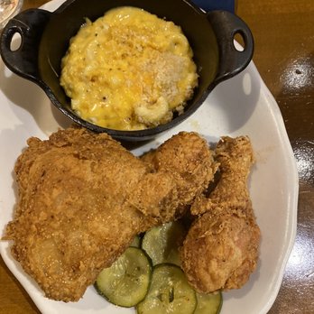Tupelo Honey - Dark meat chicken with Baked Mac & Cheese - Southern Near Me - Franklin, Tennessee Tupelo Honey - Dark meat chicken with Baked Mac & Cheese - Southern Near Me - Franklin, Tennessee