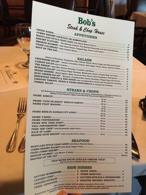 Menu photo 3 Bob's Steak & Chop House Tucson, AZ Menu photo 3 Bob's Steak & Chop House Tucson, AZ