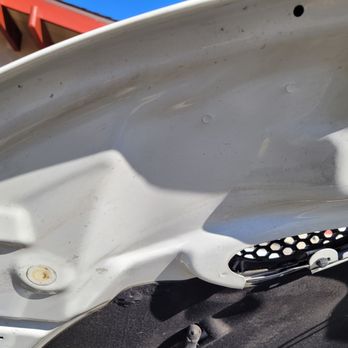 Precision Body Shop & Detail - Under the engine hood - left side - Auto Detailing Near Me - Colma, California