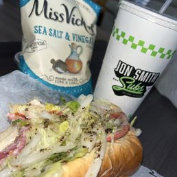 Italian Sandwich (multiple bites taken)