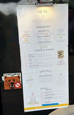 Menu photo 5 La Santa Barbacha Austin, TX