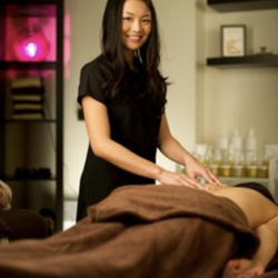 Cherry Blossome Spa - Visual representation of me getting a amazing massage