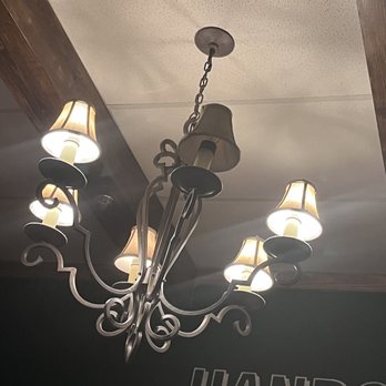 Wingstop - a chandelier hanging from the ceiling - Chicken Wings Near Me - Pico Rivera, California Wingstop - a chandelier hanging from the ceiling - Chicken Wings Near Me - Pico Rivera, California