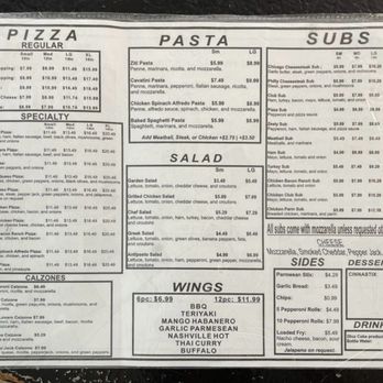 Pit Stop Pizza - Menu - Pizza Near Me - Crossville, Tennessee