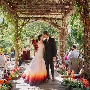Outdoor Brides - Taylor and Chris' wedding at Pine Rose Cabins, airbrushed wedding dress by the bride herself. - Event Photography Near Me - Fontana, California Outdoor Brides - Taylor and Chris' wedding at Pine Rose Cabins, airbrushed wedding dress by the bride herself. - Event Photography Near Me - Fontana, California