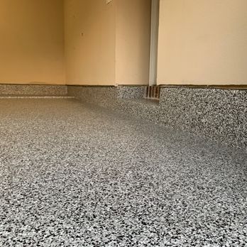 LS Concrete Coatings - a bathroom with a toilet and sink - Flooring Near Me - Aubrey , Texas LS Concrete Coatings - a bathroom with a toilet and sink - Flooring Near Me - Aubrey , Texas