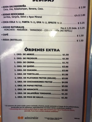 Menu photo 1 Restaurant Latina Carrollton, TX Menu photo 1 Restaurant Latina Carrollton, TX