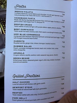 Menu photo 2 Astra Buda, TX Menu photo 2 Astra Buda, TX