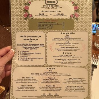 La Dong - Lunch Menu - Vietnamese Near Me - New York, New York