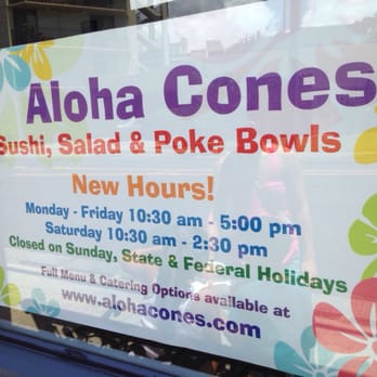 Aloha Cones - Sushi Bars Near Me - Honolulu, Hawaii Aloha Cones - Sushi Bars Near Me - Honolulu, Hawaii