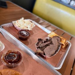 Dave's Blazin BBQ - Brisket "platter" Cole Slaw