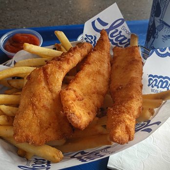 Ivar's Seafood Bar - 3-piece Alaskan true cod fish and chips. Hot and crispy. I wish it were battered instead of breaded. But it was still good. - Seafood Near Me - Puyallup, Washington Ivar's Seafood Bar - 3-piece Alaskan true cod fish and chips. Hot and crispy. I wish it were battered instead of breaded. But it was still good. - Seafood Near Me - Puyallup, Washington