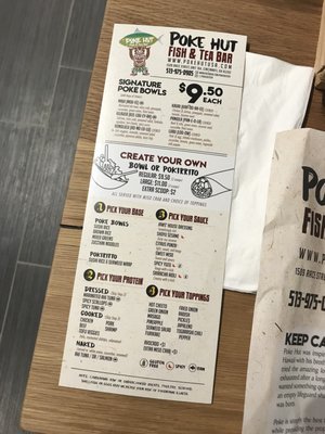 Menu photo 6 Poke Hut Cincinnati, OH