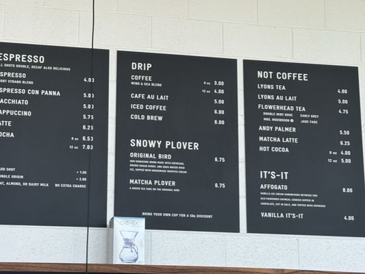 Menu photo 1 Andytown Coffee Roasters San Francisco, CA Menu photo 1 Andytown Coffee Roasters San Francisco, CA