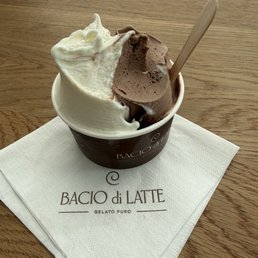 Hazelnut Nutella plus bacio di latte. Hazelnut Nutella plus bacio di latte.