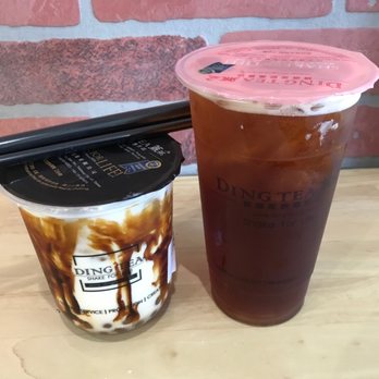 Ding Tea - Hawthorne - Monster Boba Latte regular size & black tea large soze - Bubble Tea Near Me - Hawthorne, California Ding Tea - Hawthorne - Monster Boba Latte regular size & black tea large soze - Bubble Tea Near Me - Hawthorne, California