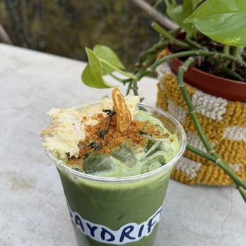 Daydrift - banana pudding matcha - Coffee & Tea Near Me - Costa Mesa, California