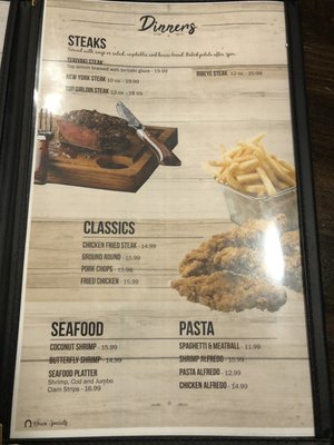 Menu photo 5 Stage Stop Cafe Tonopah, NV