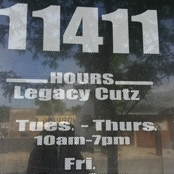 Legacy Cutz - Here's our hours. - Barbers Near Me - Chicago, Illinois Legacy Cutz - Here's our hours. - Barbers Near Me - Chicago, Illinois
