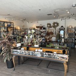 Crafted Napa Valley - Jewelry, journals, pottery all nicely displayed.