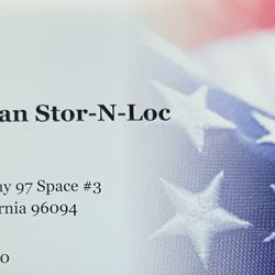 American Stor-N-Loc - This is my business card.