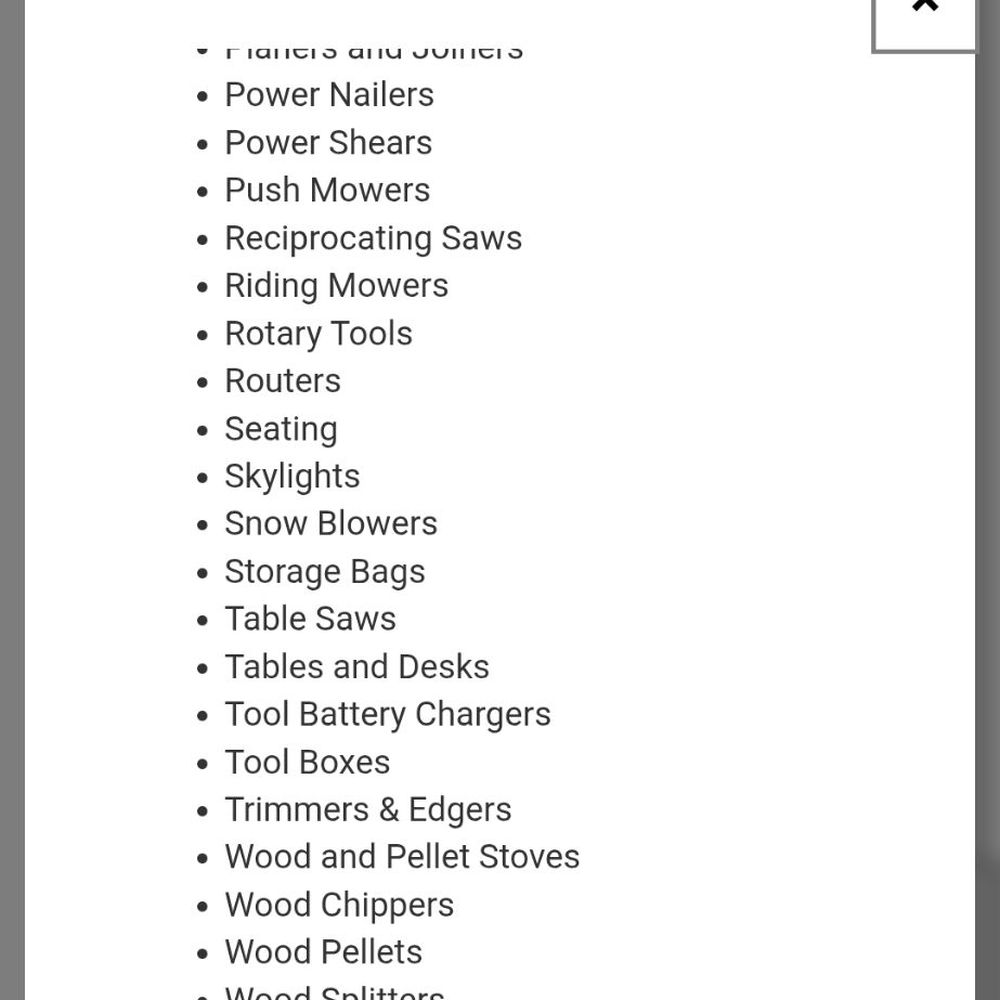 Ace Hardware - A list of exclusion items that you can't use coupon with. - Hardware Stores Near Me - Tucson, Arizona