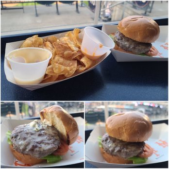 Citi Field - Jim beam club - Polar burger and chips - Love the name, not the burger. Get something else. - Stadiums & Arenas Near Me - Corona, New York Citi Field - Jim beam club - Polar burger and chips - Love the name, not the burger. Get something else. - Stadiums & Arenas Near Me - Corona, New York