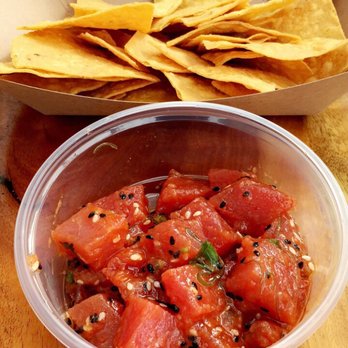 Bear Flag Fish - 1/4 lb of ahi poke - Seafood Near Me - Newport Beach, California