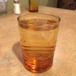 Carbone's Restaurant - The "tinted water glass that freaked out MattH". Really? lol