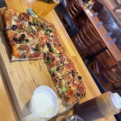 Pour House Grill - Detroit style pizza.