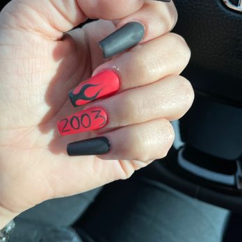 Happiest Nails & Spa - Full set with design - Nail Salons Near Me - Oceanside, California Happiest Nails & Spa - Full set with design - Nail Salons Near Me - Oceanside, California