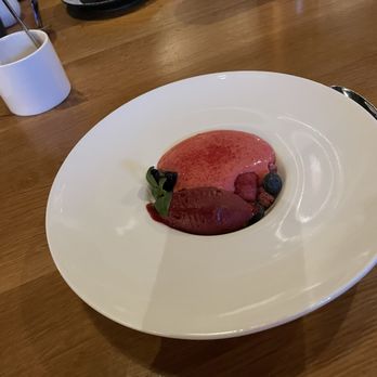 Rooster & Owl - Basil raspberry dessert - New American Near Me - Washington, DC, District of Columbia
