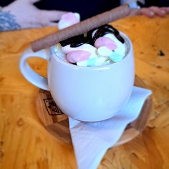 Francini cafe de Colombia - Hot chocolate deluxe - Cafes Near Me - Worcester, WOR