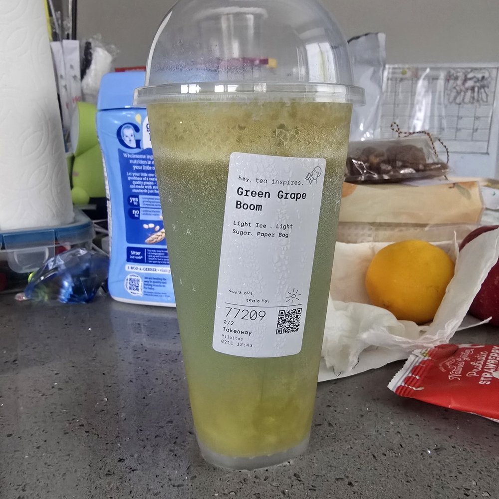 Heytea - Green grape boom - Bubble Tea Near Me - Milpitas, California Heytea - Green grape boom - Bubble Tea Near Me - Milpitas, California