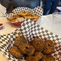 Fried Shrimp and Cajun Fries Fried Shrimp and Cajun Fries
