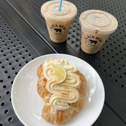 Black Bear Bread - Key lime crossaint, bear latte, cereal milk latte