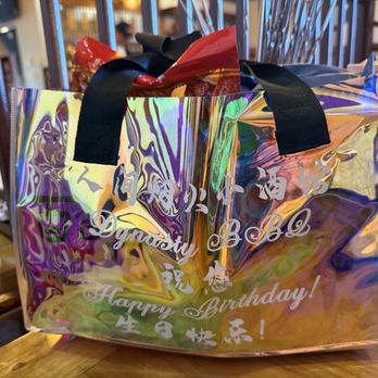 Dynasty BBQ - Birthday gift bag - Chinese Near Me - Newark, California