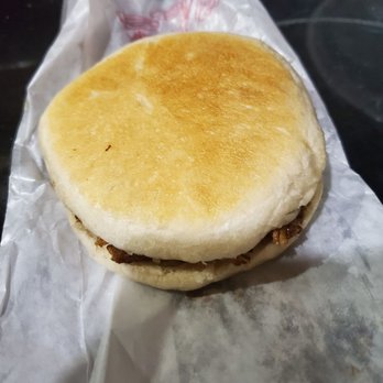 Splendid Noodle - Delicious Chinese burger (rou jia mo). Called bun on the menu. Comes with pork or lamb. Must eat one with your soup. - Noodles Near Me - Stony Brook, New York