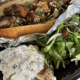 Behold the $27 chicken banh mi. Behold the $27 chicken banh mi.