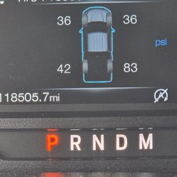 Big O Tire Store - Just a bit high on the psi on right rear