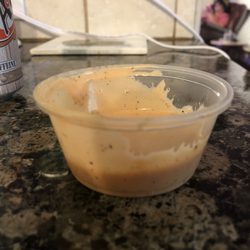 Braum's - This was the dipping sauce we received.