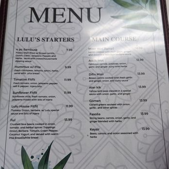 Lulu's EthioVegan Cuisine - Vegan Near Me - Minneapolis, Minnesota Lulu's EthioVegan Cuisine - Vegan Near Me - Minneapolis, Minnesota