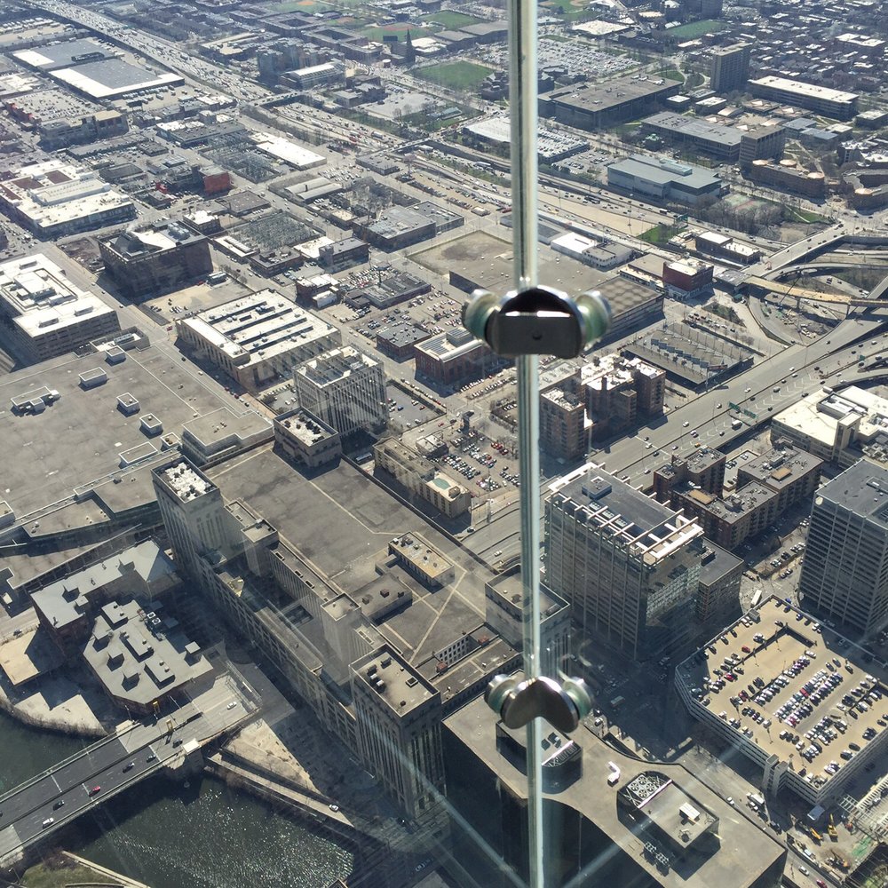 Skydeck - From the skybox - Observatories Near Me - Chicago, Illinois Skydeck - From the skybox - Observatories Near Me - Chicago, Illinois