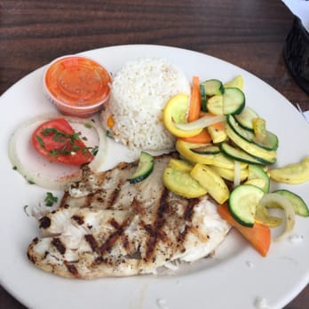 Seafood Shack - Grilled Talapia with Fresh veggies - Seafood Near Me - Dallas, Texas