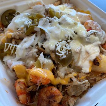 L & S Burrito & Fish Chips - Chicken and shrimp cheese fries - Mexican Near Me - Oakland, California L & S Burrito & Fish Chips - Chicken and shrimp cheese fries - Mexican Near Me - Oakland, California