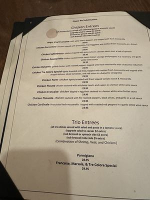 Menu photo 3 Tre Colore' Millstone, NJ