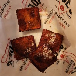 Joe's Pizza & Pasta - Disappointed that every time I order fried ravioli as takeout order, it has been burned every time.