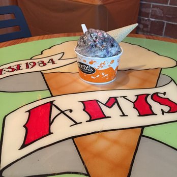 Amy's Ice Creams - Ice cream cake with rainbow sprinkles. Yummy but nothing special - Ice Cream & Frozen Yogurt Near Me - Austin, Texas Amy's Ice Creams - Ice cream cake with rainbow sprinkles. Yummy but nothing special - Ice Cream & Frozen Yogurt Near Me - Austin, Texas